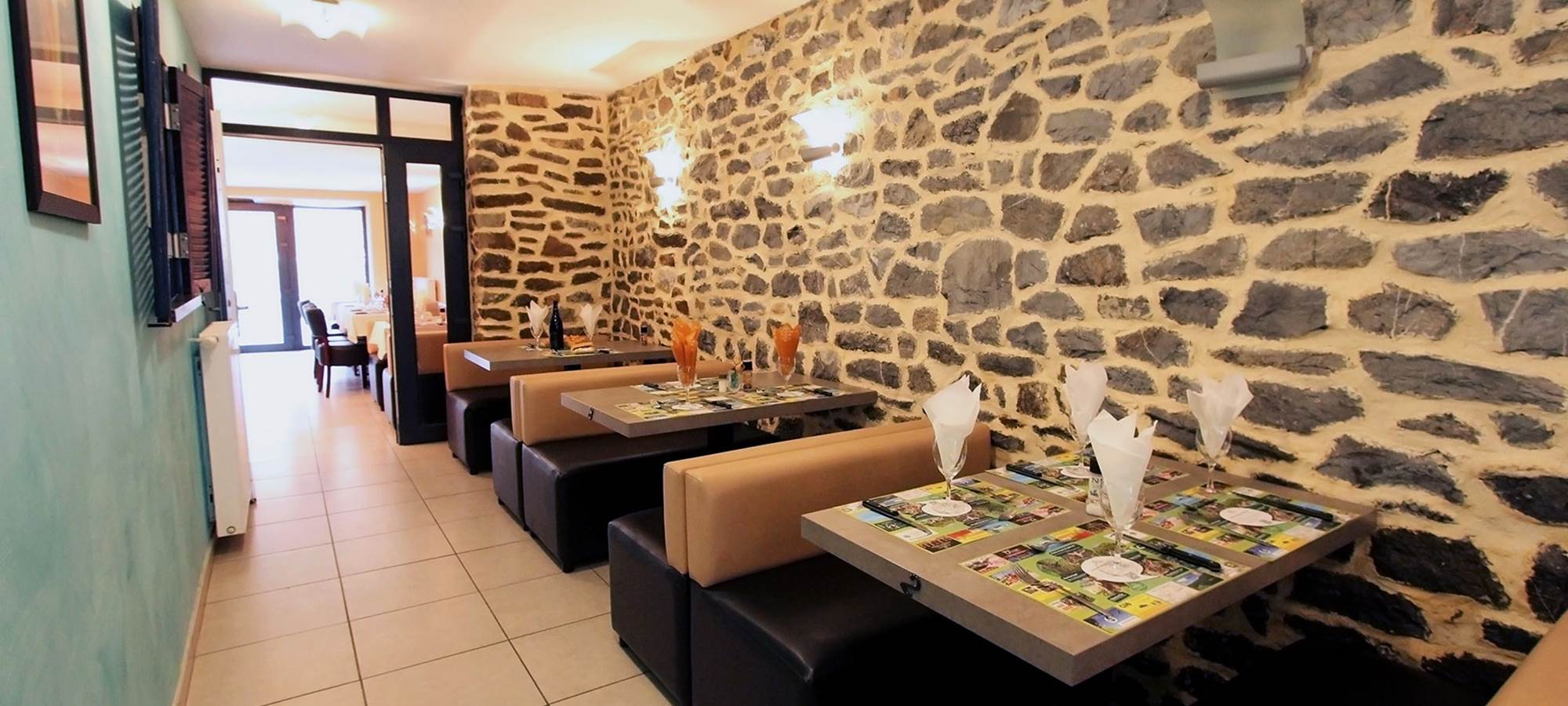 Côté restaurant, un cadre agréable pour se restaurer !