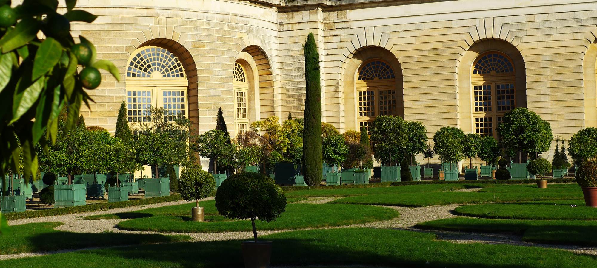 Château, jardin de l'orangerie