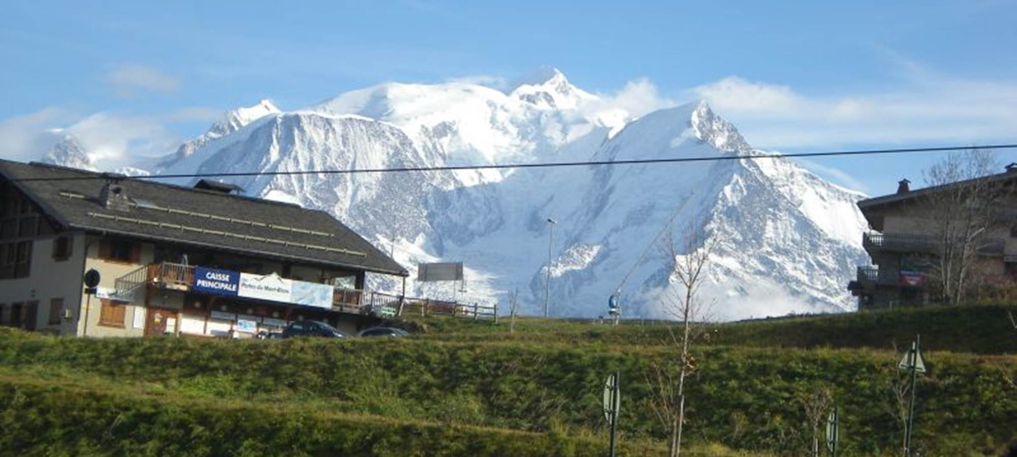 Vue du balcon en été