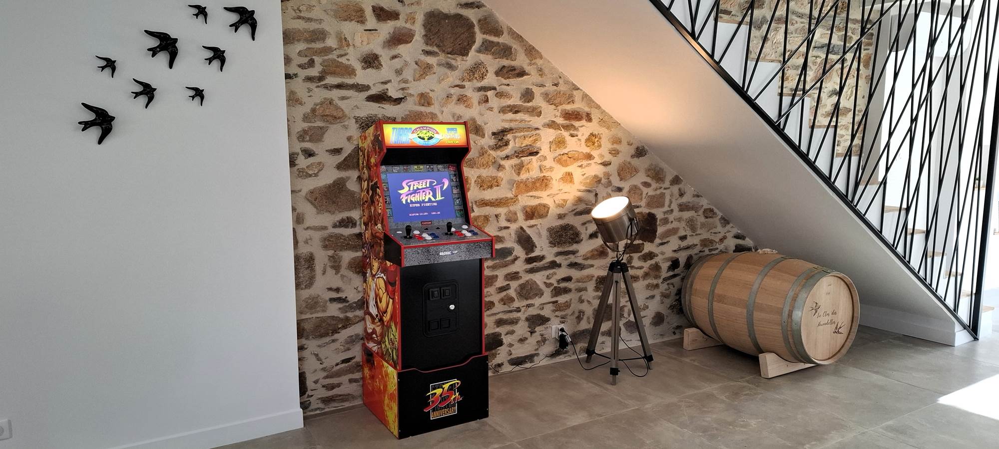 borne d'arcade pour s'amuser clos des hirondelles limousin