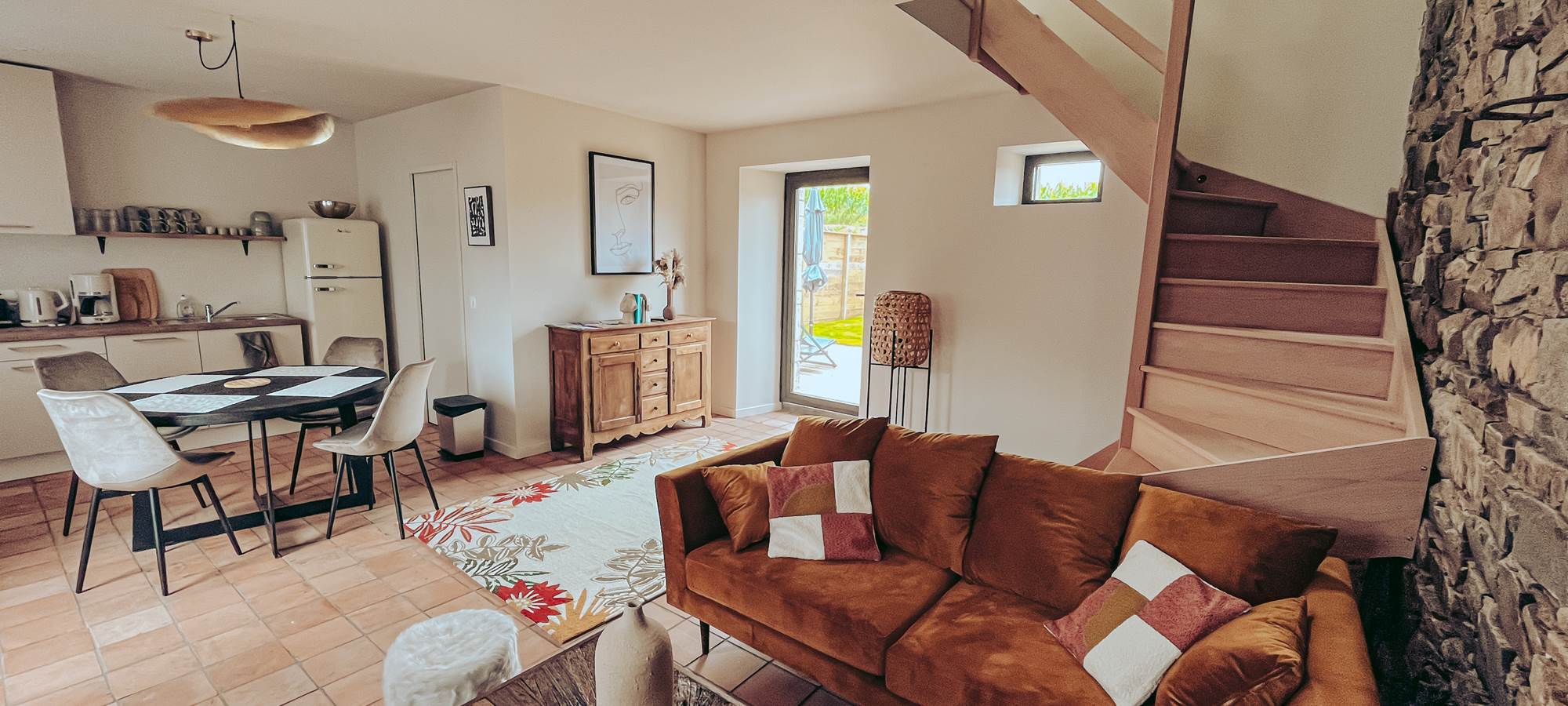 Maison 2 chambres avec piscine Côte de Granit Rose