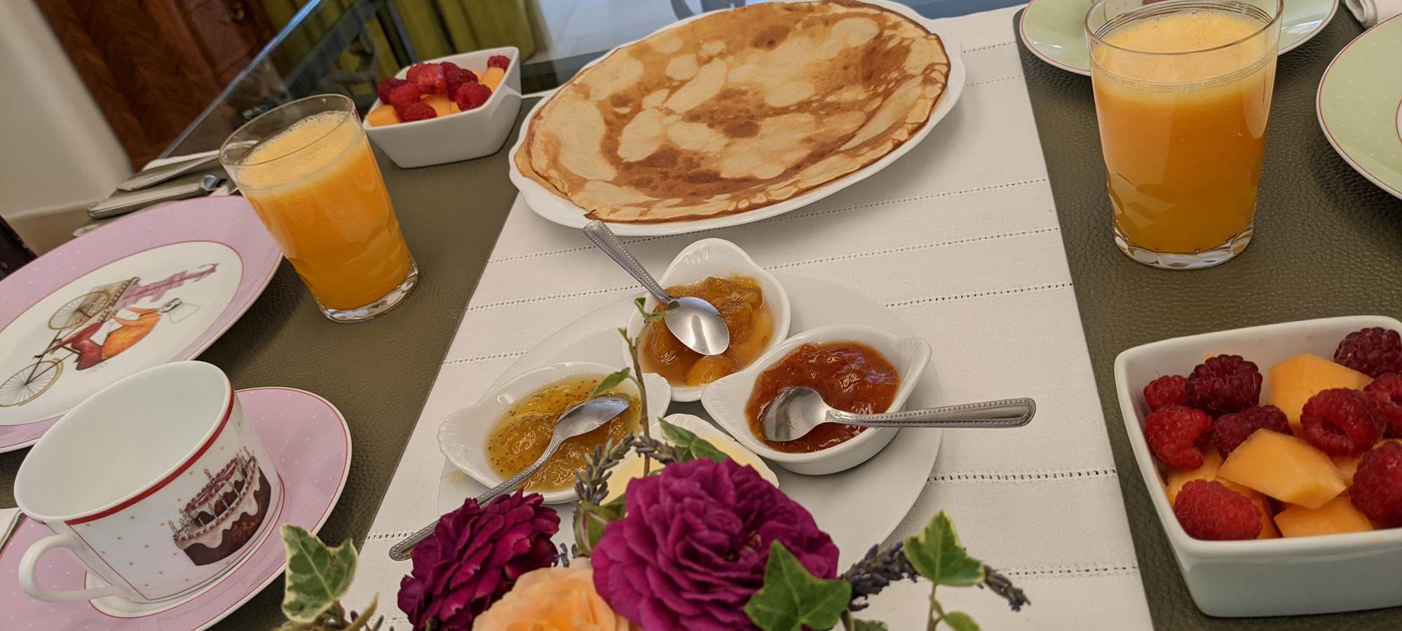 Table du petit déjeuner