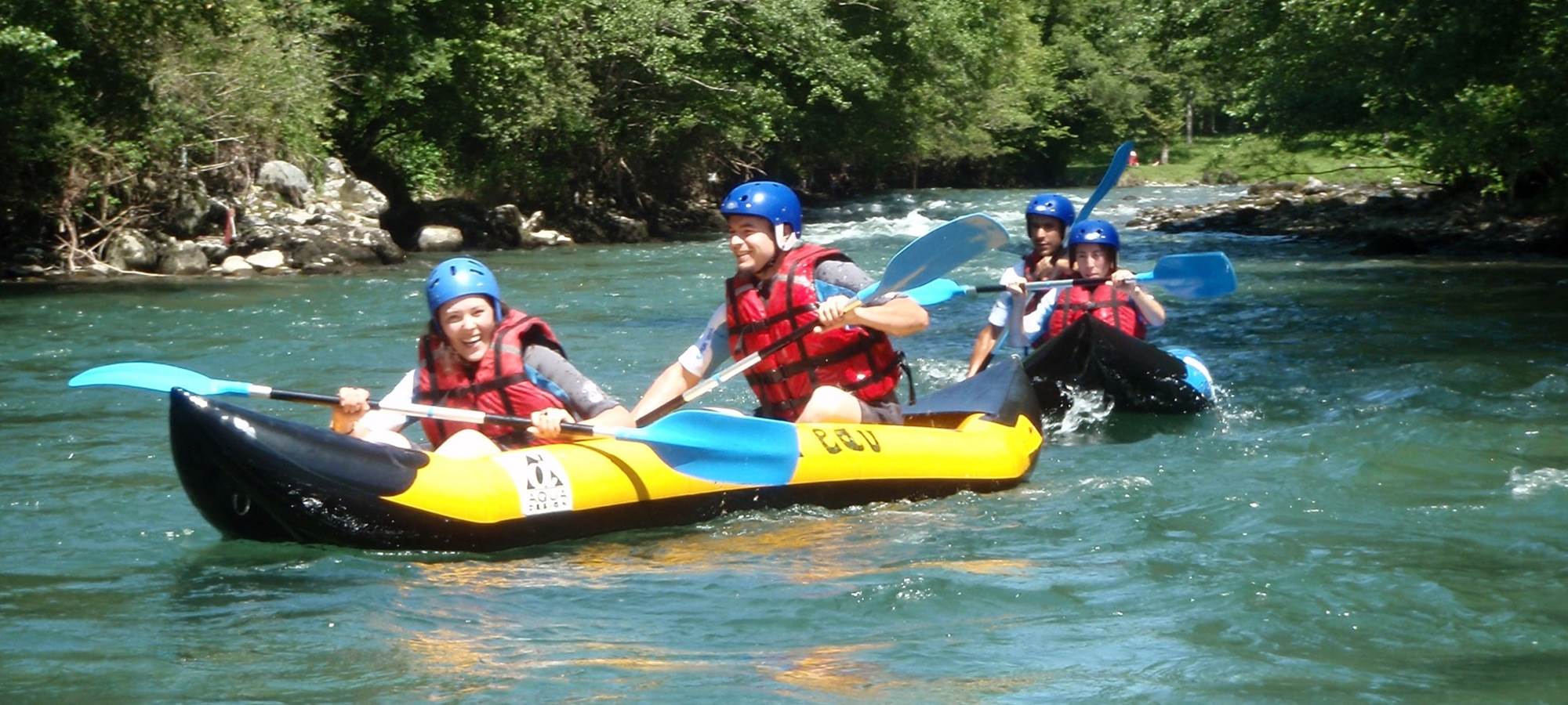 cano raft hot dog evasieau Lourdes