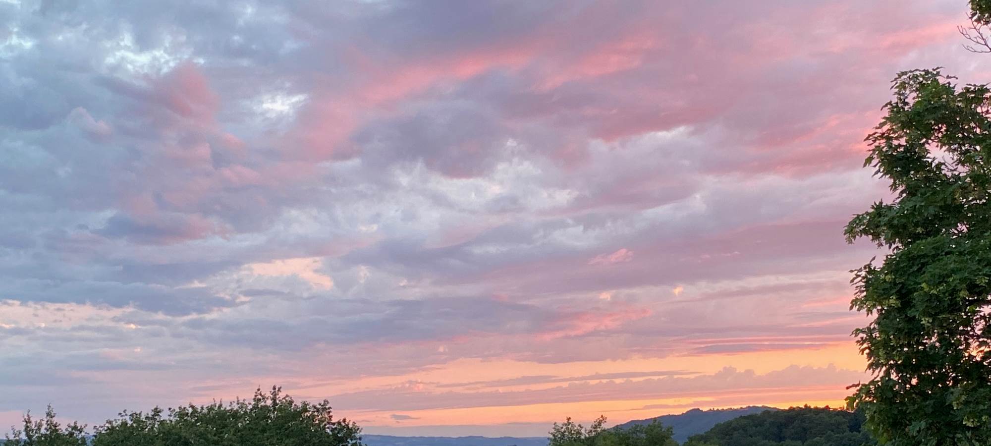 Coucher de soleil Aveyron