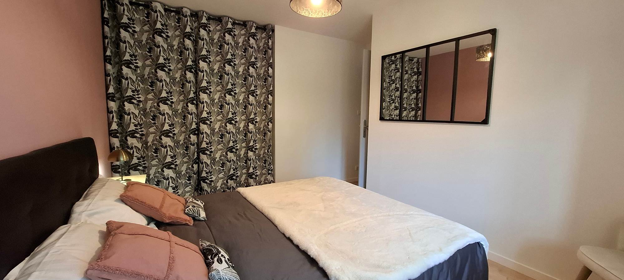 chambre double Rose clos des hirondelles