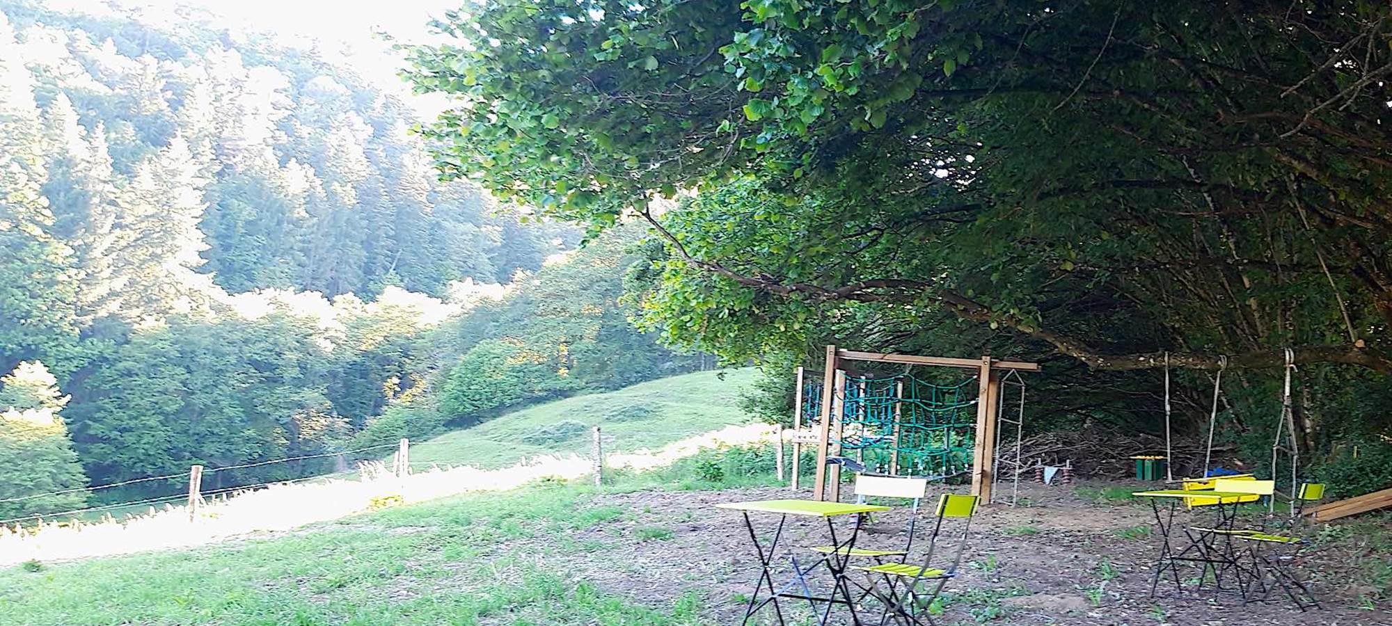 Hameau Les 3 châtaignes coin de´tente