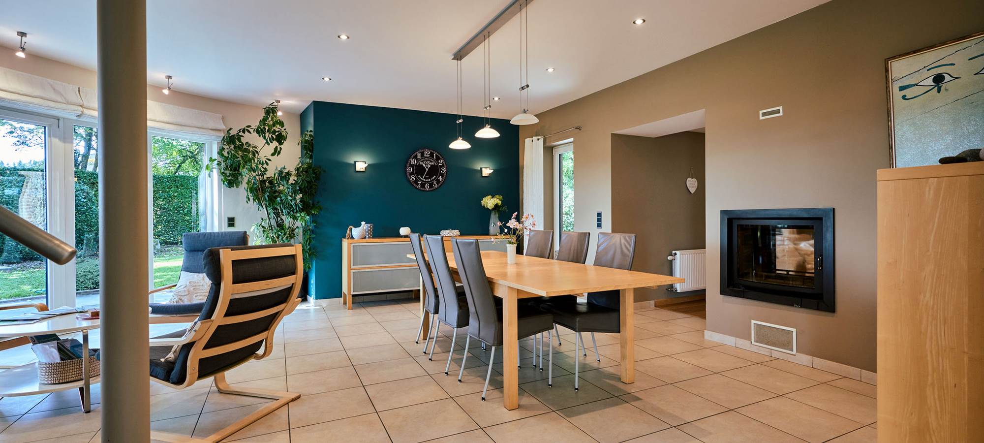 Living côté salle à manger