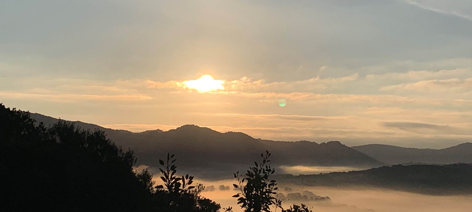 Le lever du soleil... c'est magique !