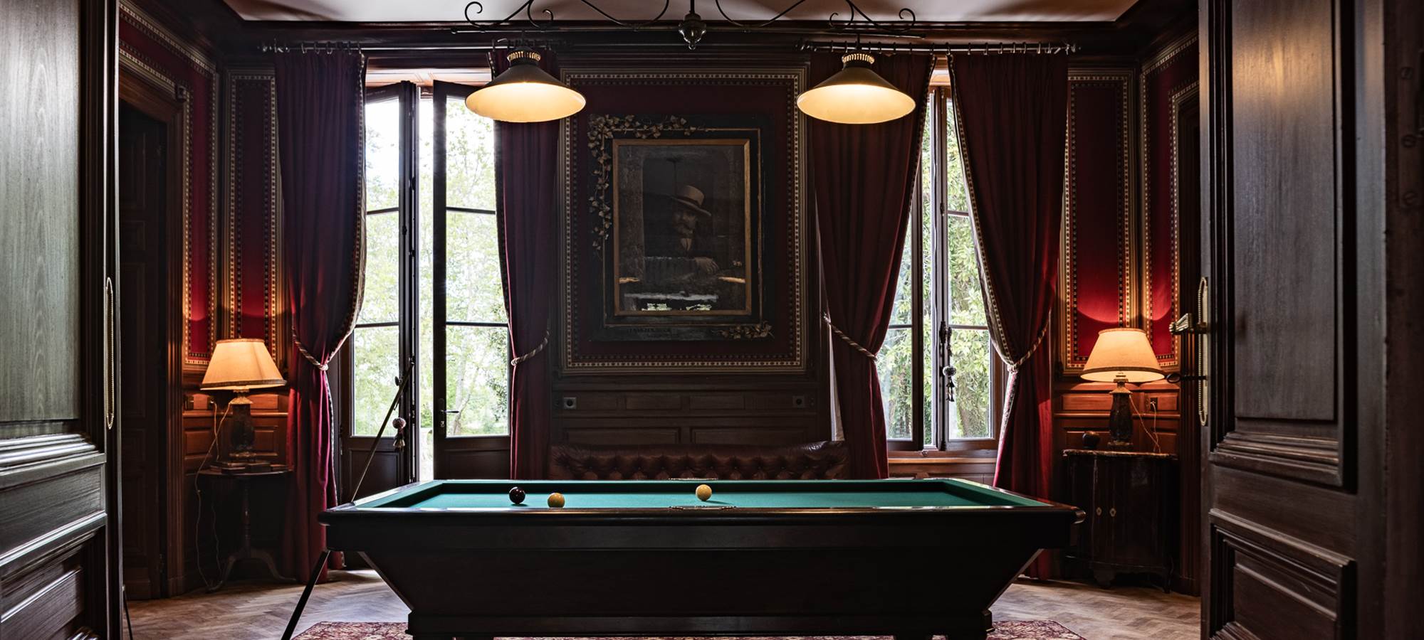 Château Sénéjac - Le Pian Médoc - Chambres d'hôtes - billard