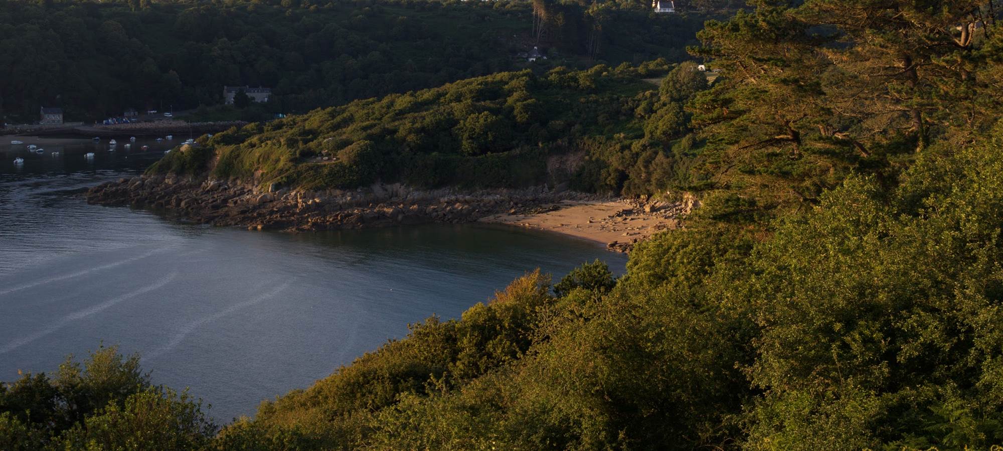 vue sur la plage du Kiriou