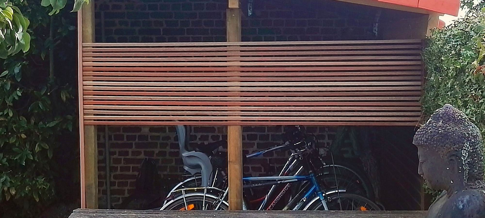 Abris couvert pour vélos