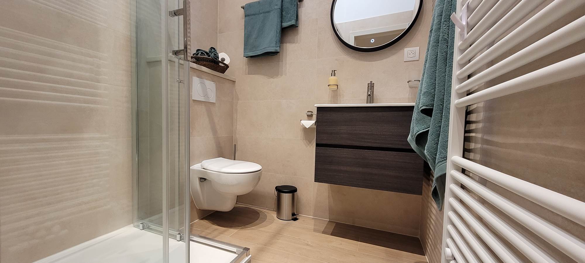 Salle de bain côté forêt