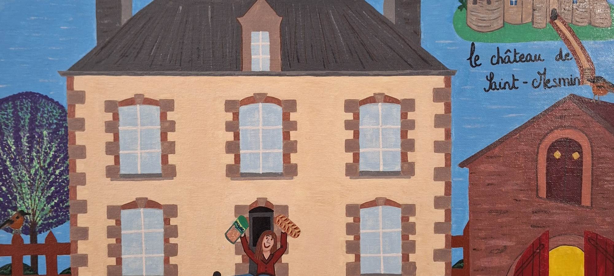 Peinture du Quatre Feuilles proche Puy du Fou