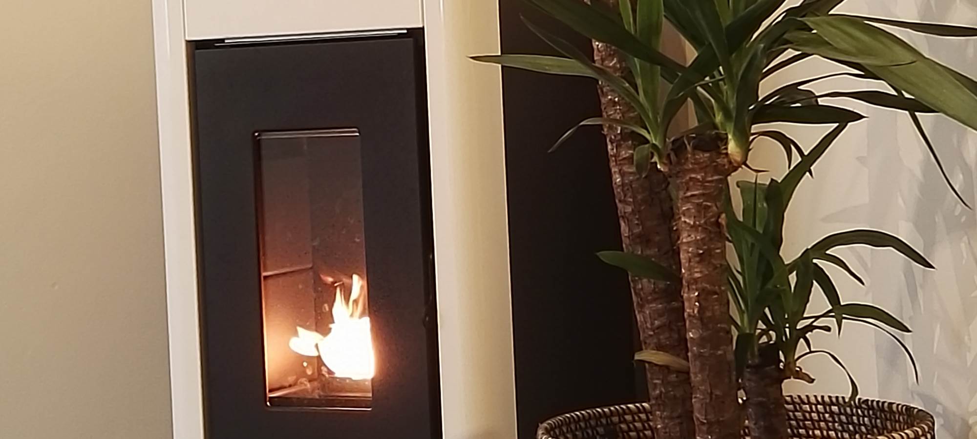 Poêle aux pellets salle de jeu