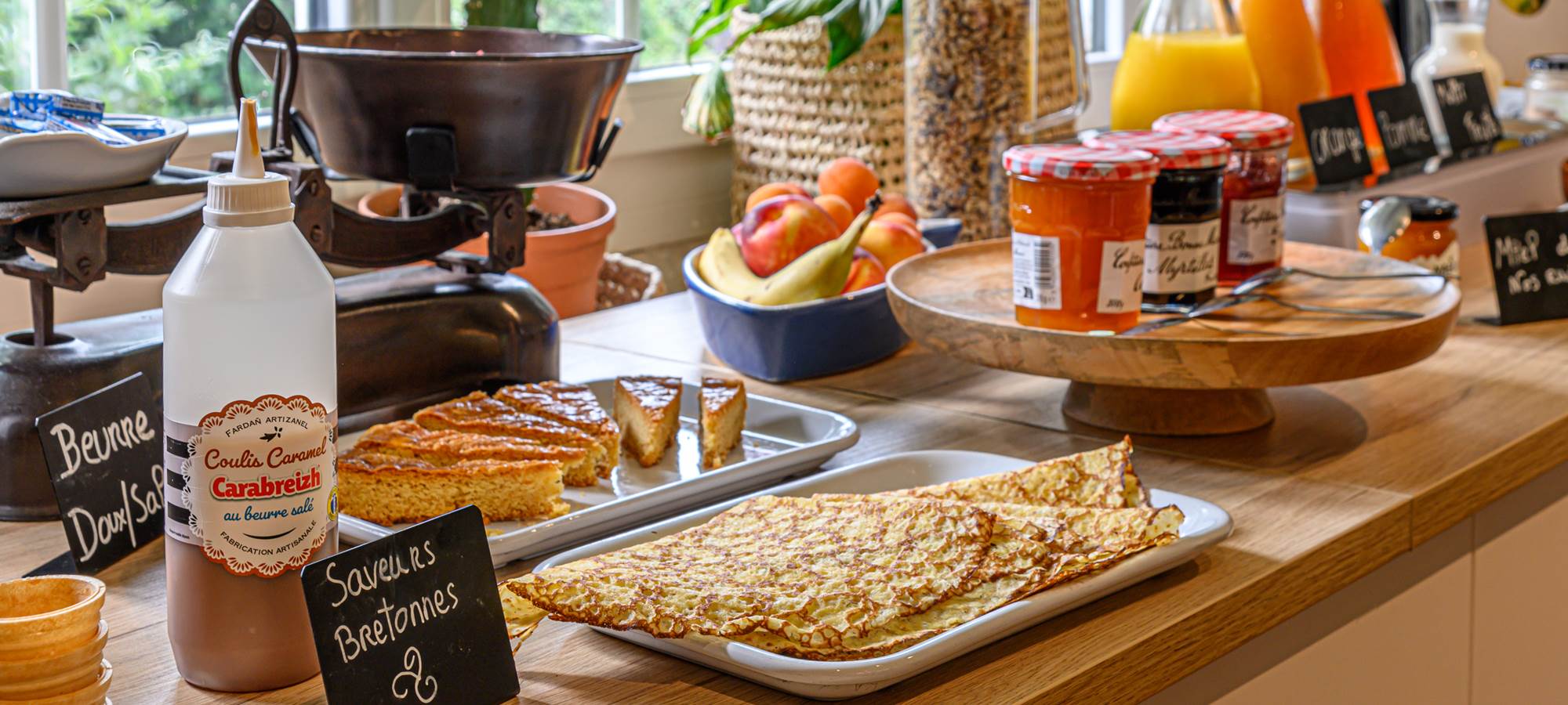 Buffet petit déjeuner