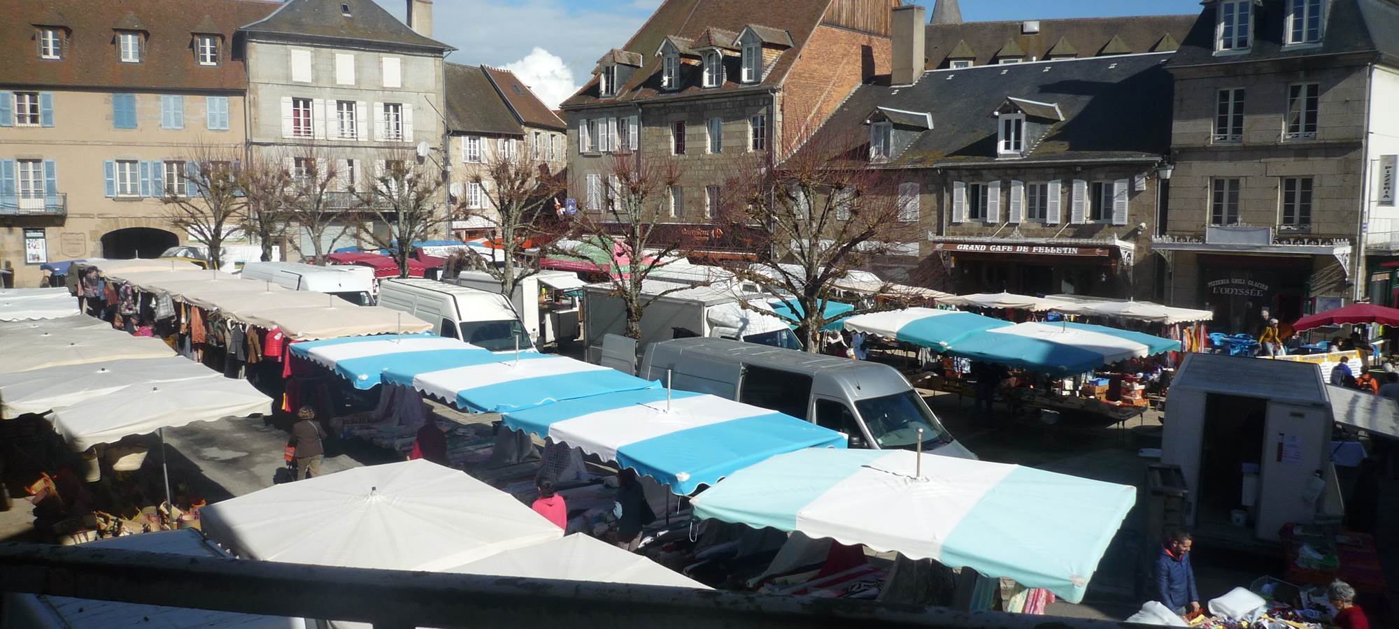 Le marché de Felletin fait parti des plus beaux marchés de la Creuse