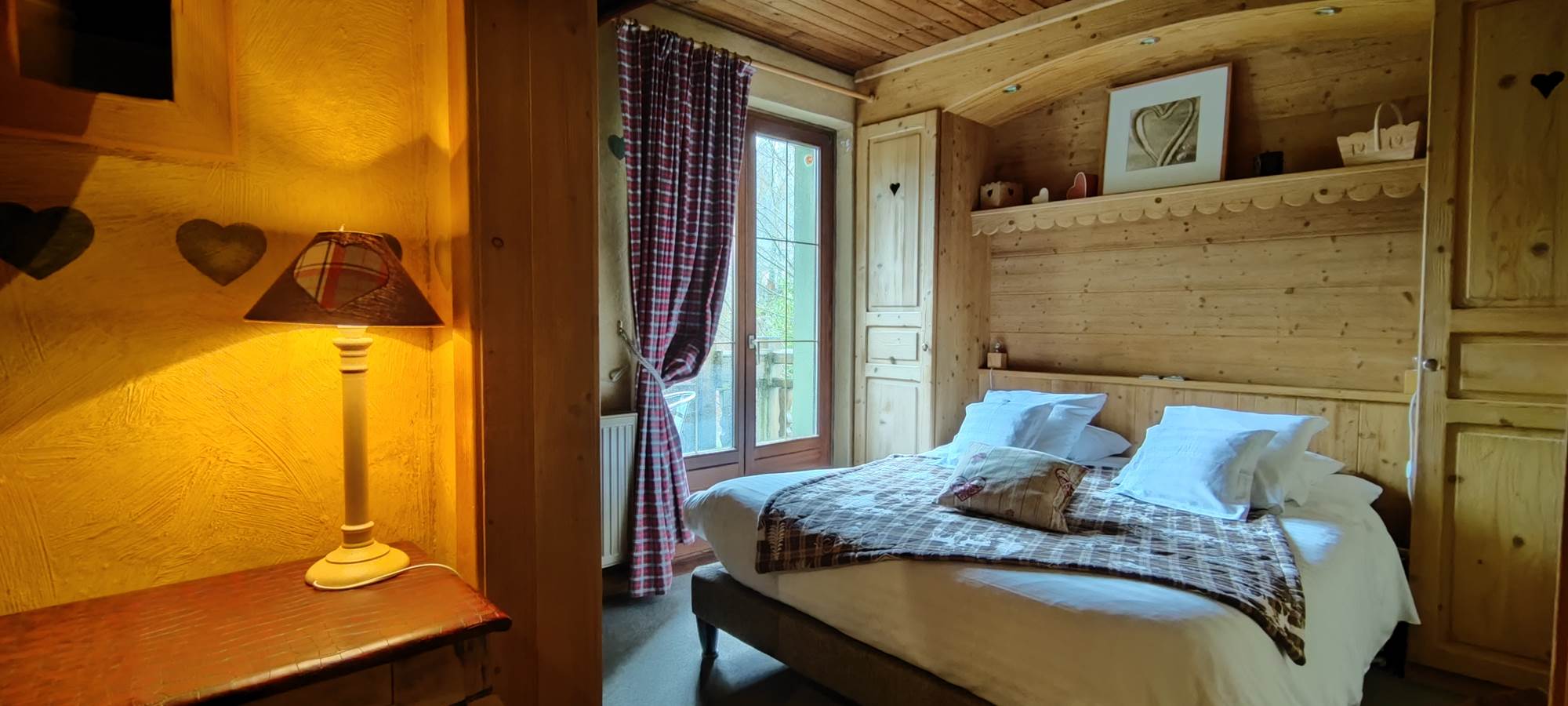 chambre cosy  junior suite bois décoration montagne esprit cooconning