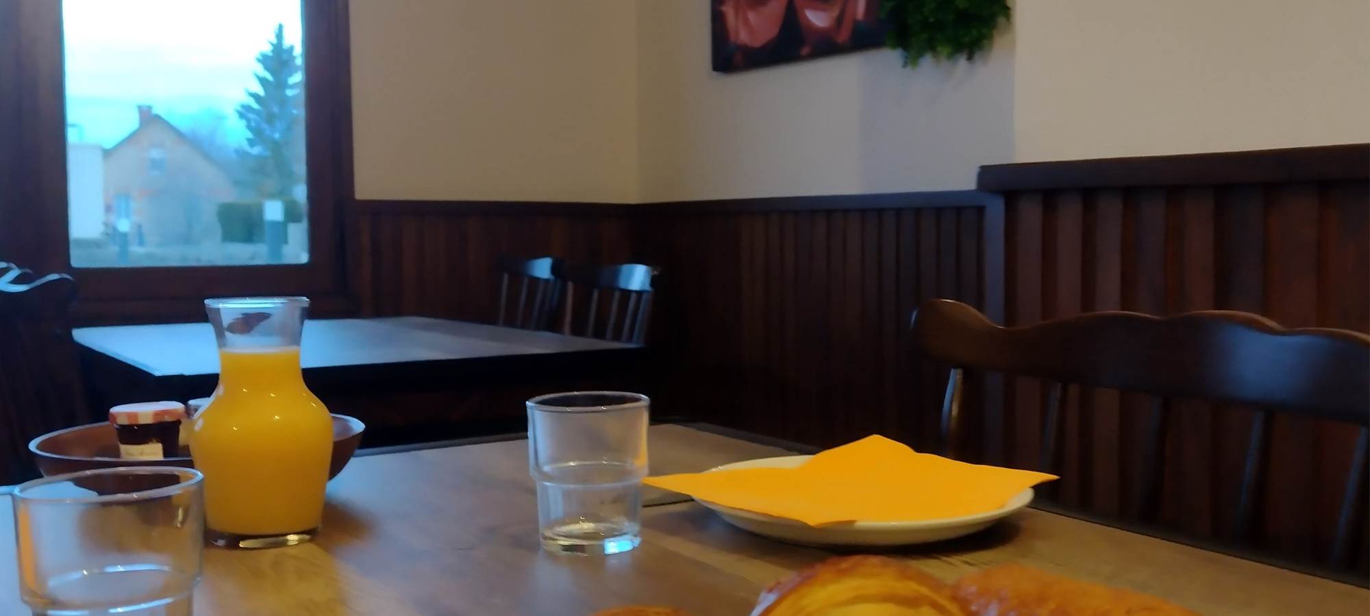 La salle du petit déjeuner