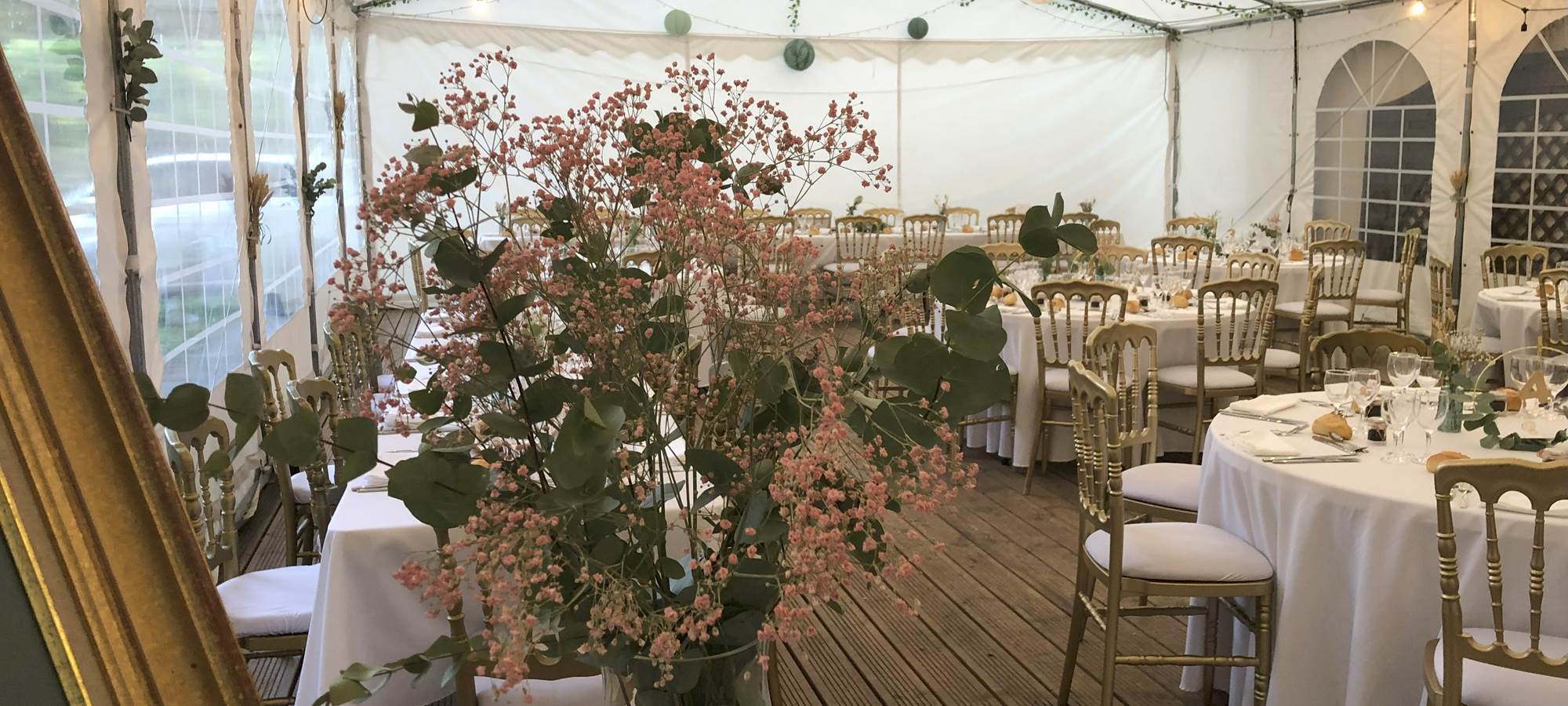 Mariage, diner sur la terrasse - La villa rochette