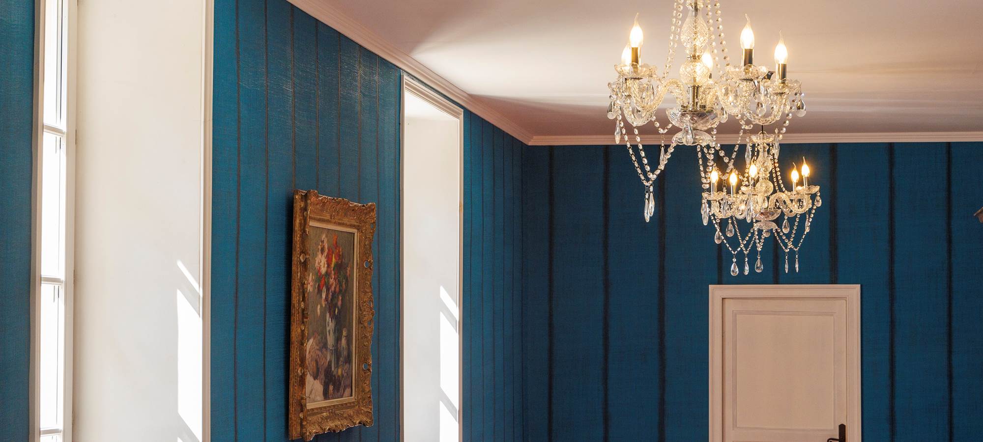 Le hall qui dessert les chambres