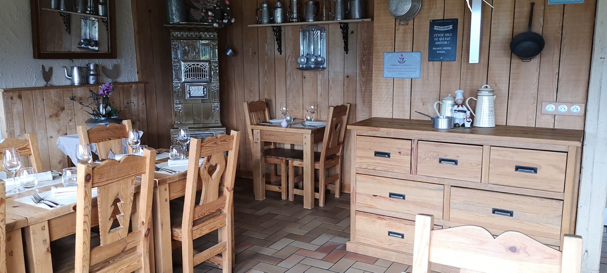 le restaurant décoration montagnarde