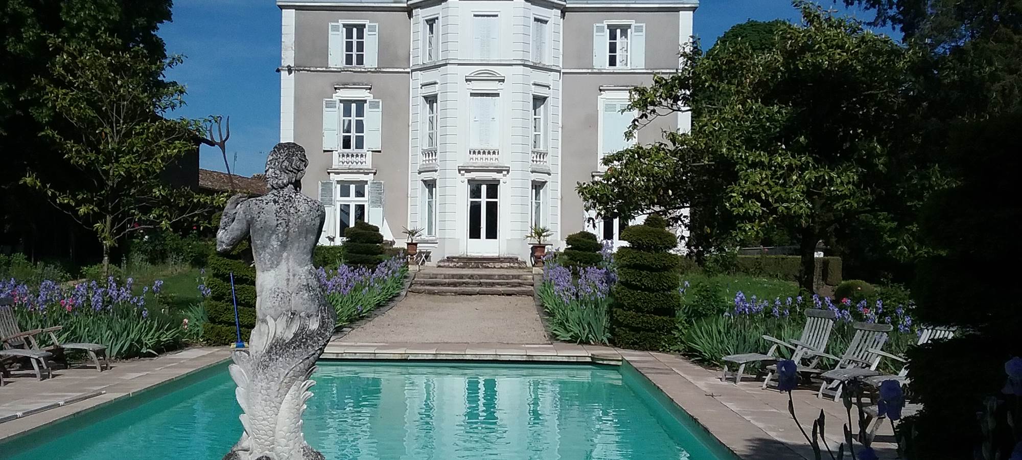 Façade of the château