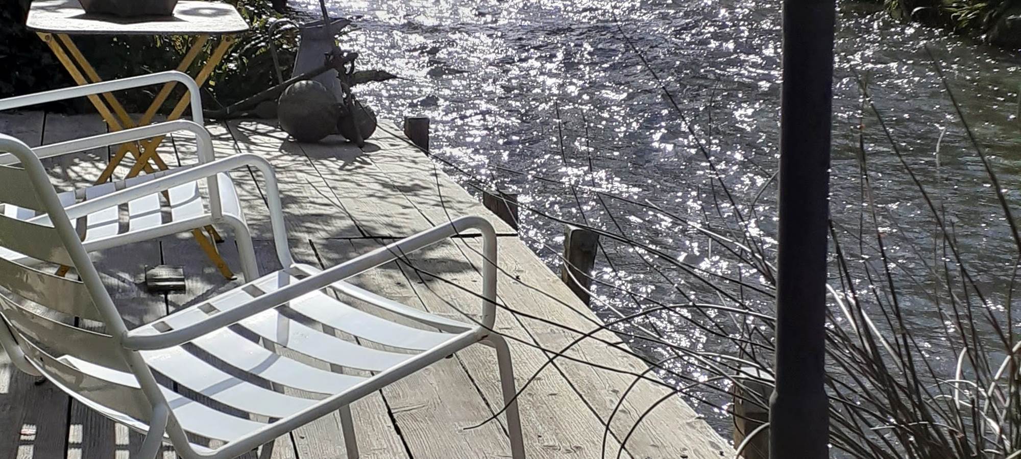 Térasse Rivière à La Malposte à Reviers