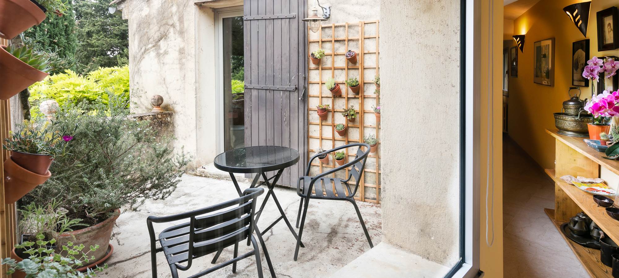 Terrasse privée. Un vrai solarium