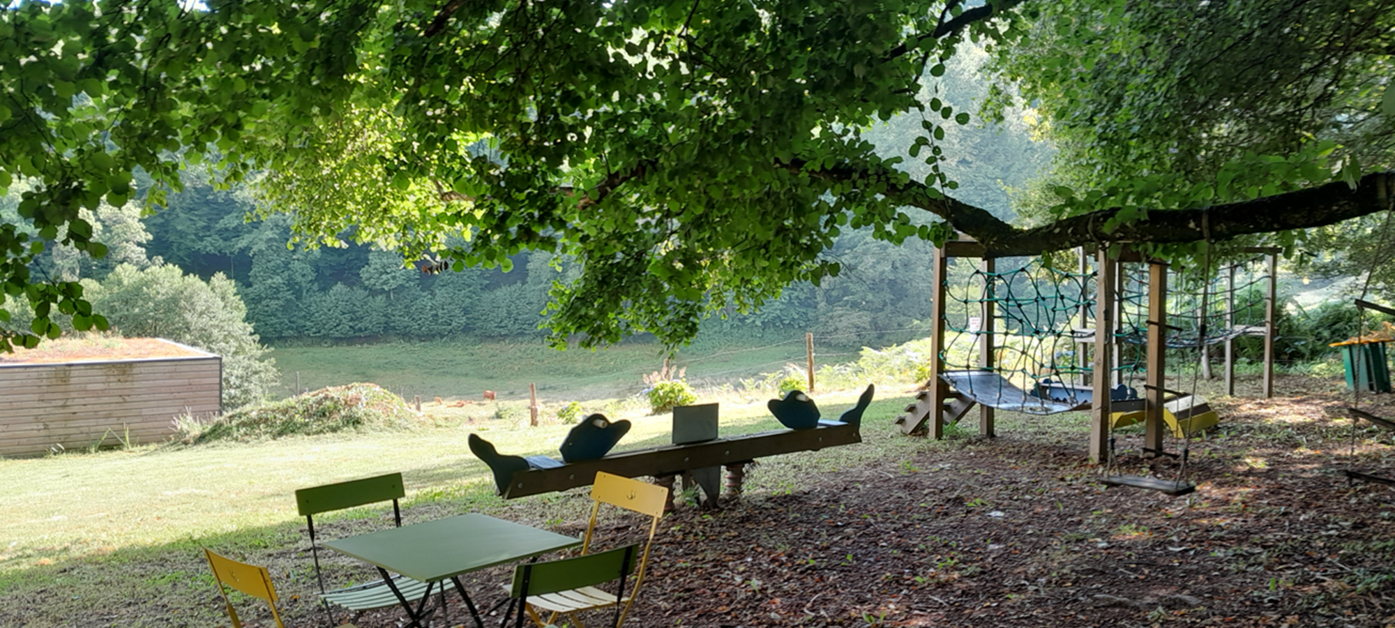 Vue depuis le coin détente