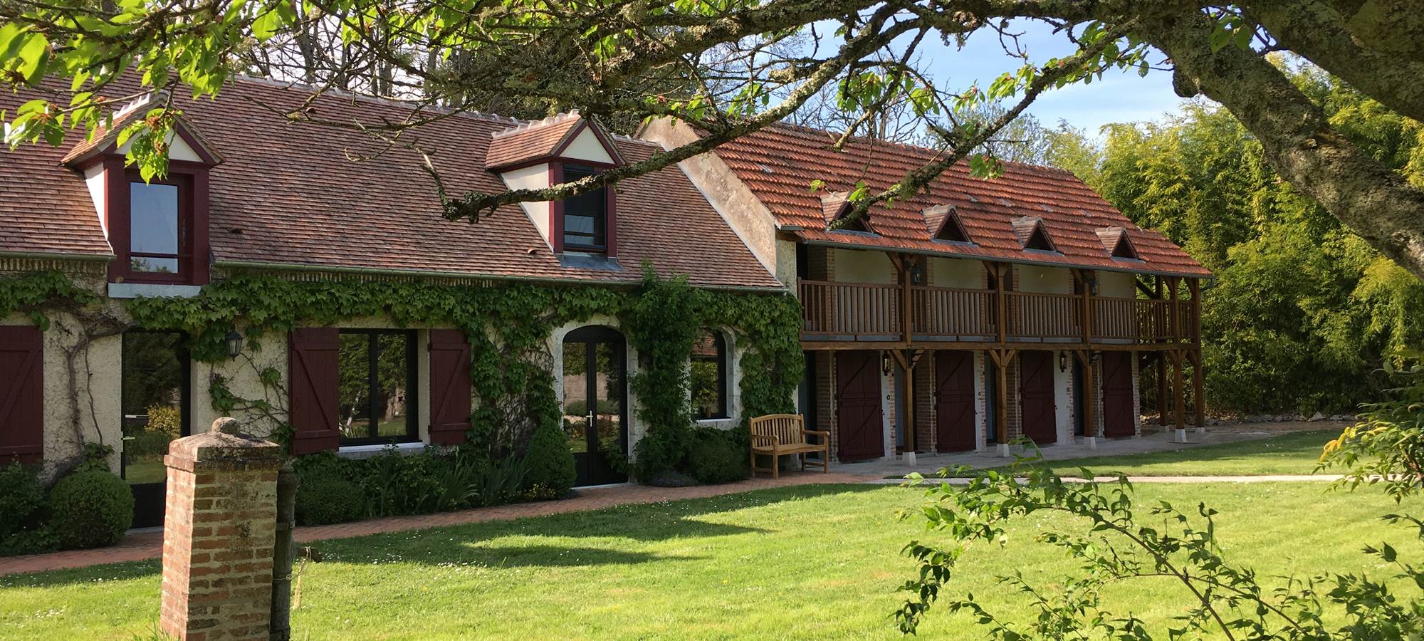 Chaque coin du parc et l'occasion de profiter de la nature et de notre maison