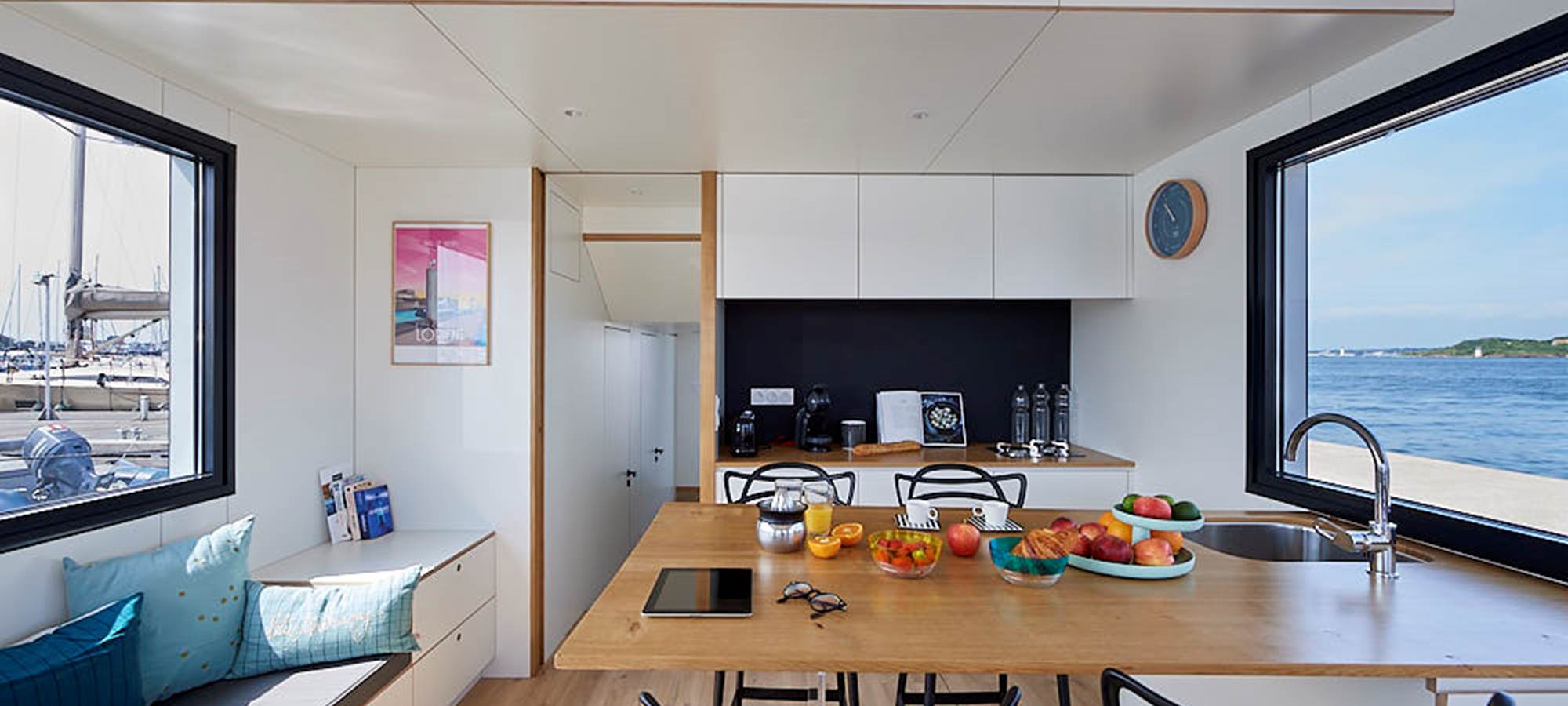 Terasse privée - Lodge Boat Lorient