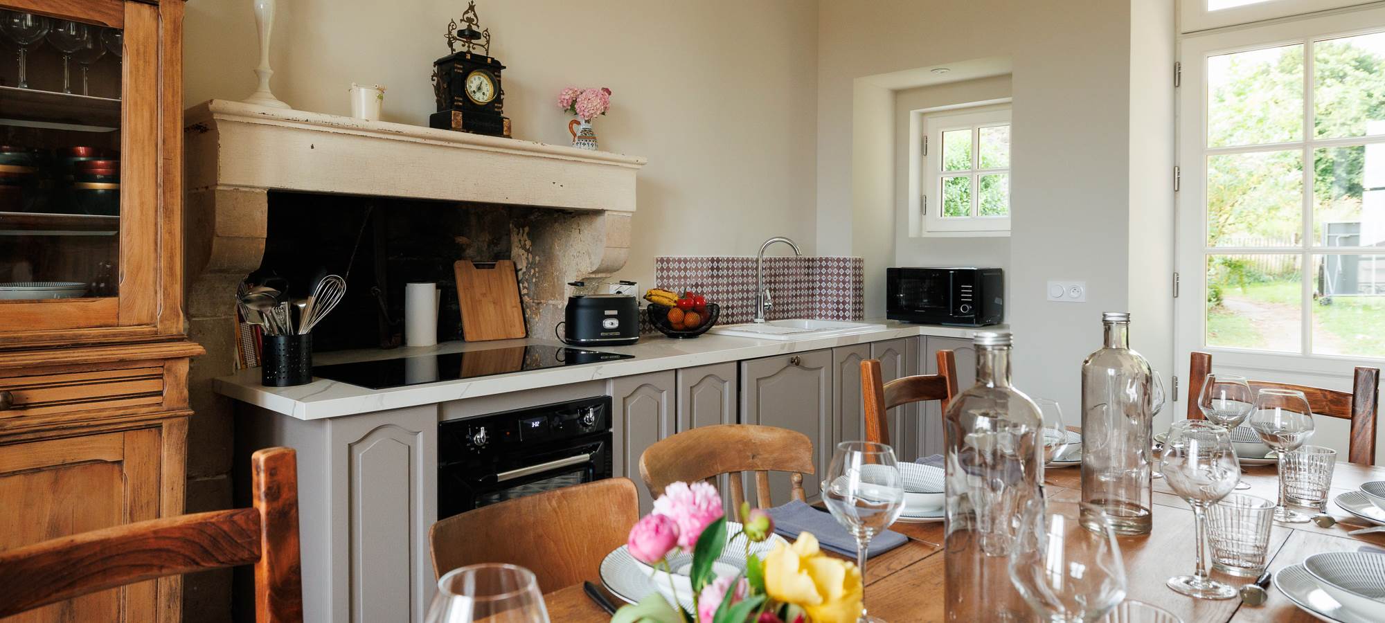 Cuisine Gite de charme le Quatre feuilles proche Puy du Fou