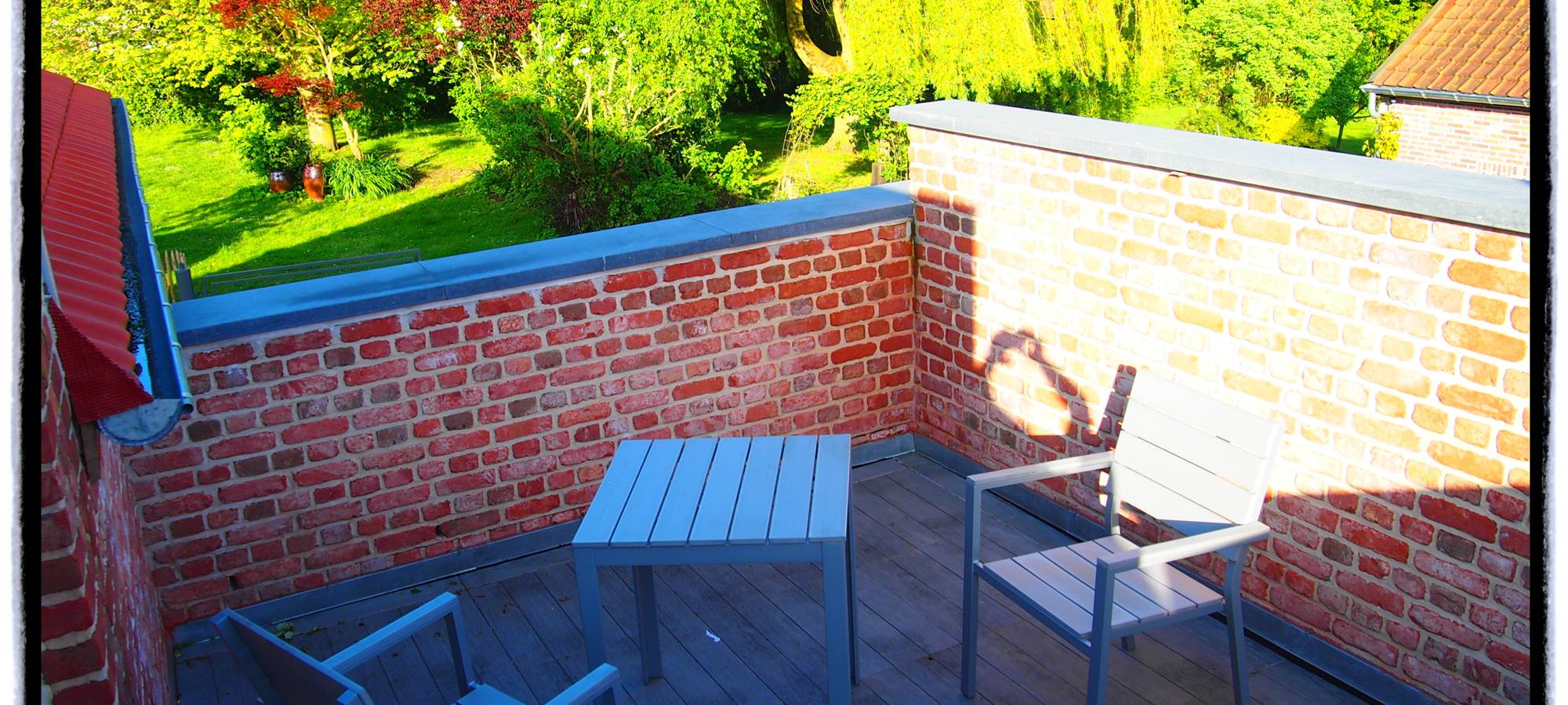 Terrasse de l'étage