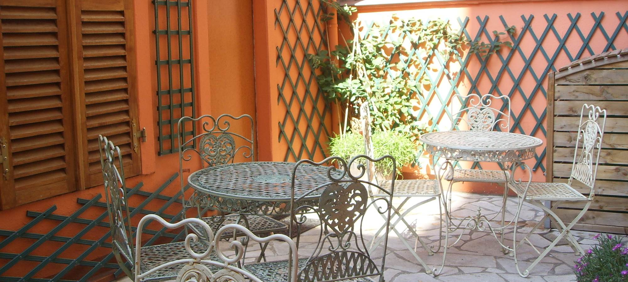 Une petite courette intérieure