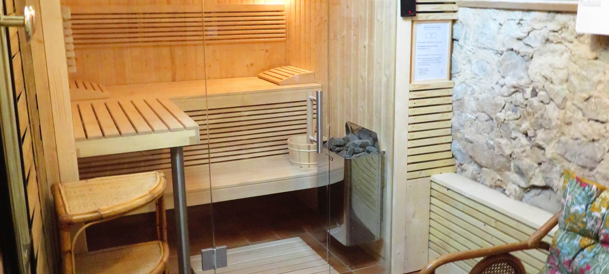 Sauna privatif à disposition