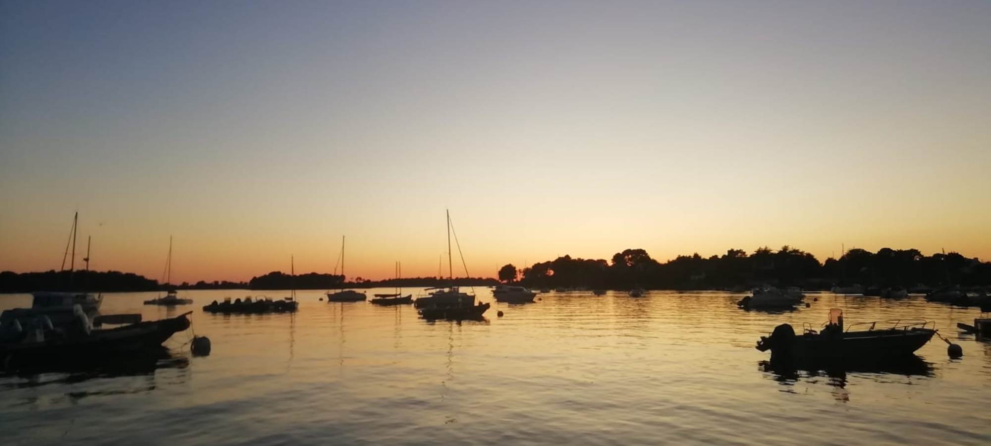 Les couchers de soleil dans le Golfe du Morbihan