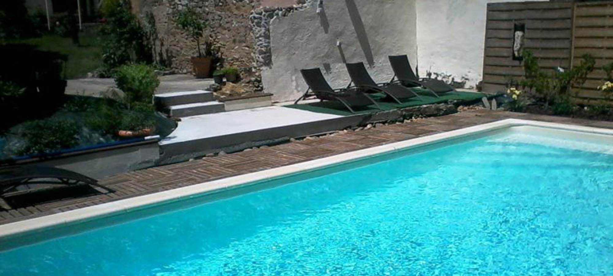 La piscine et le patio