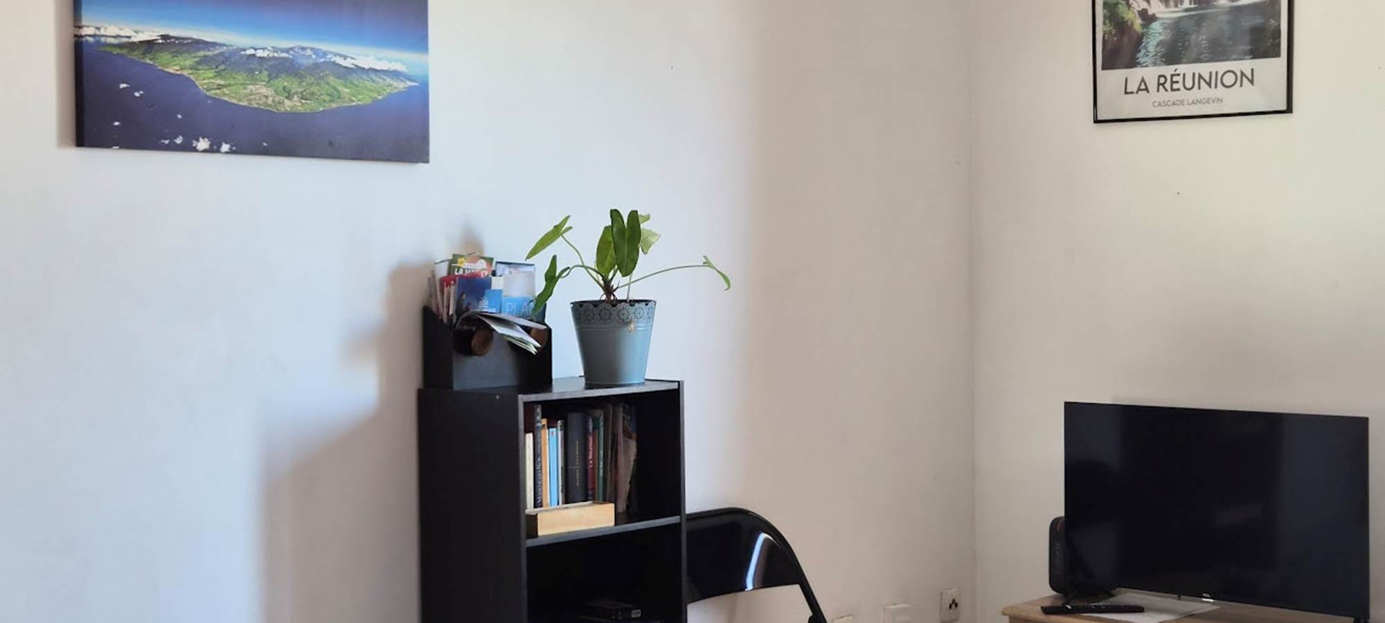 T2 Escale Sudiste, séjour, ventilateur plafond