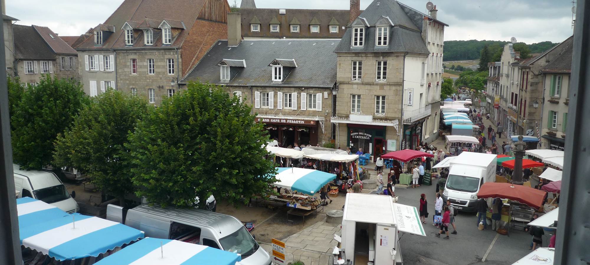 Le marché de Felletin fait parti des plus beaux marchés de la Creuse