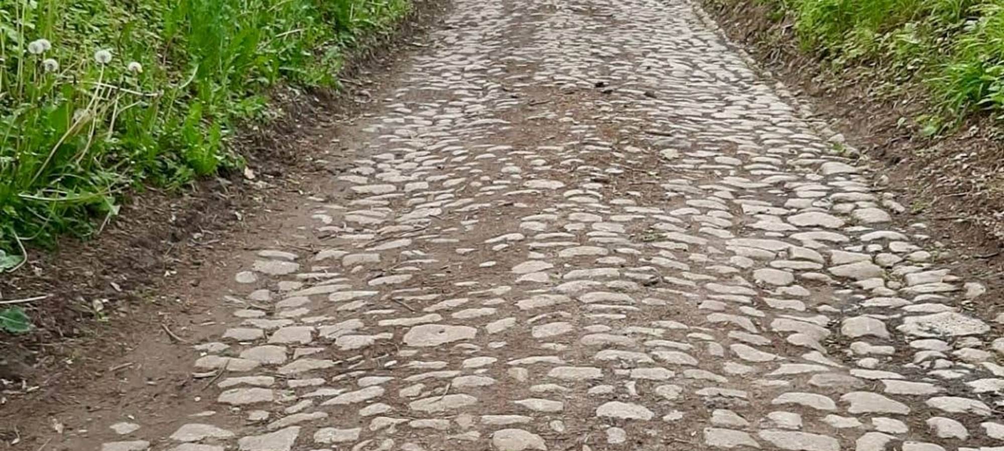 Chemin serriu pavés