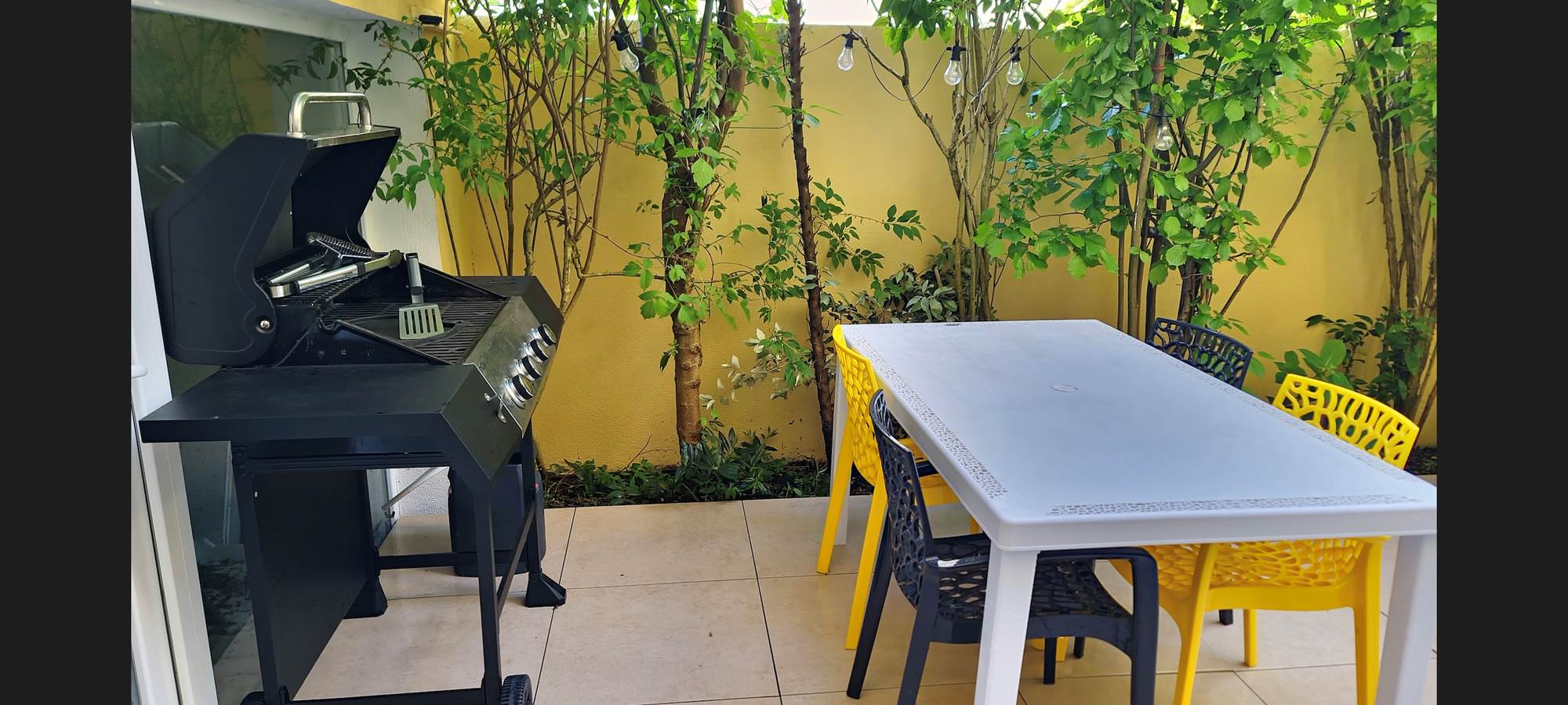 VILLA DU LAC VICHY - patio  table de jardin