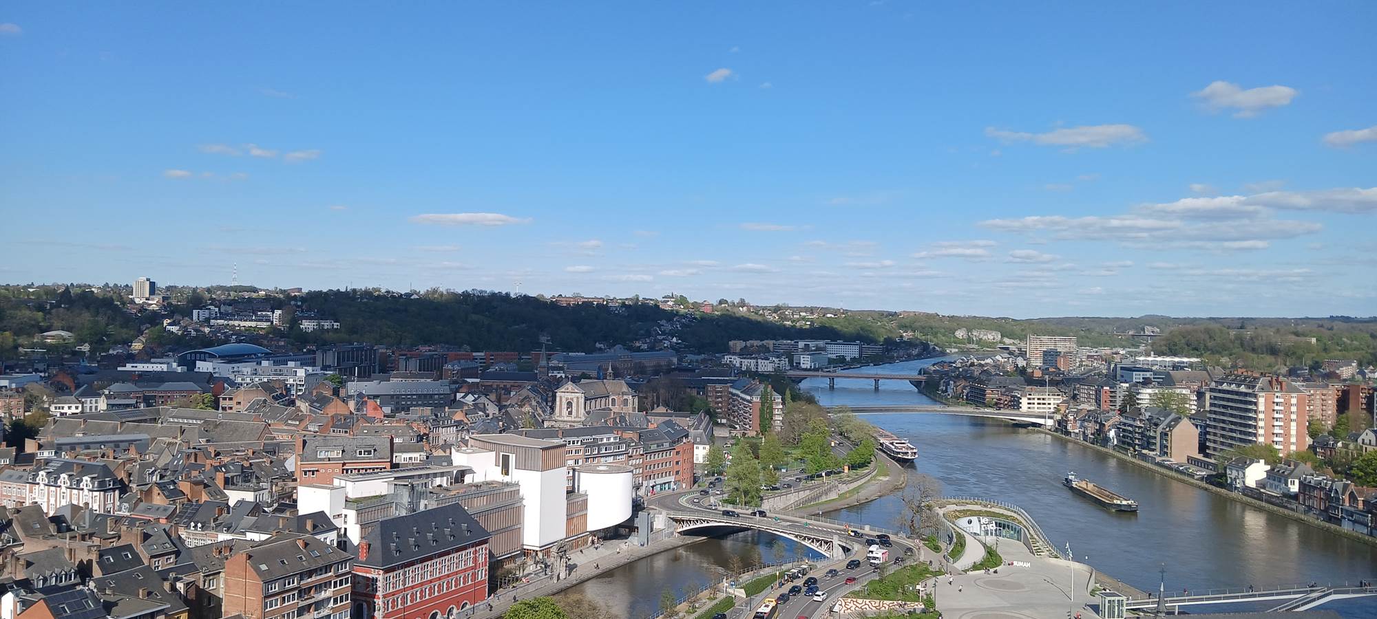 vue de Namur depuis la Citadelle