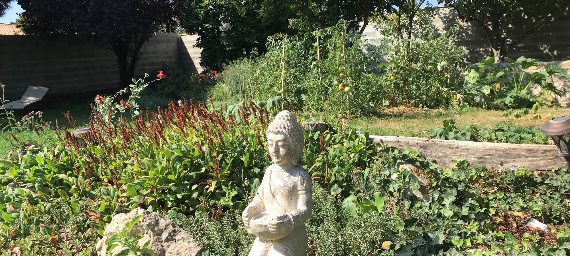 Boudha jardin rocaille