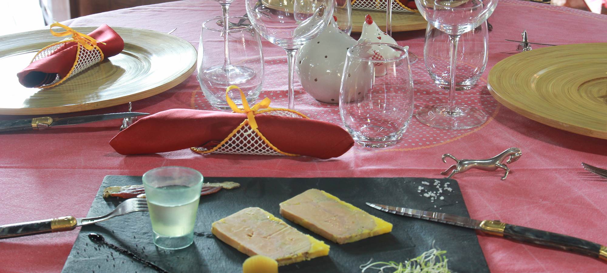 Foie gras de canard maison et gourmandises