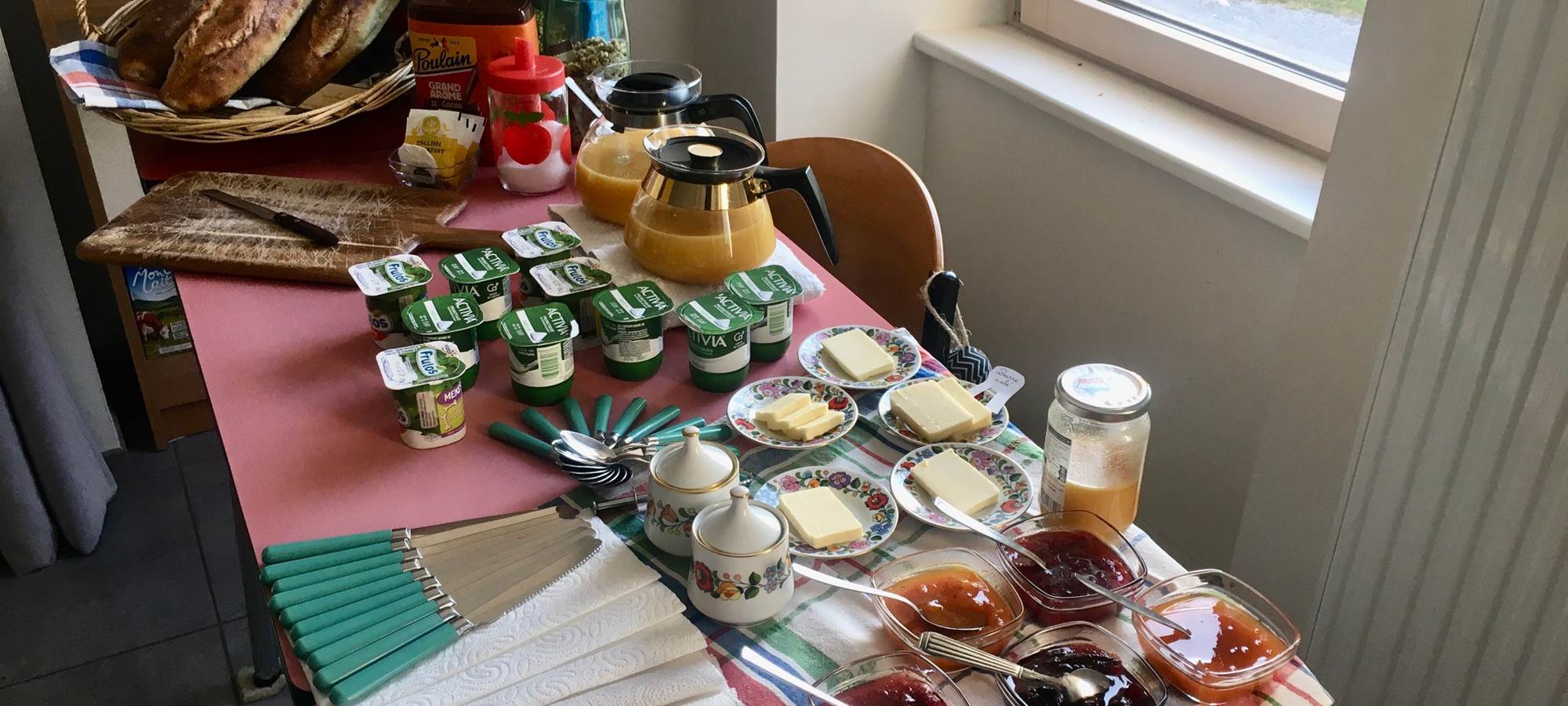 Buffet du petit déjeuner