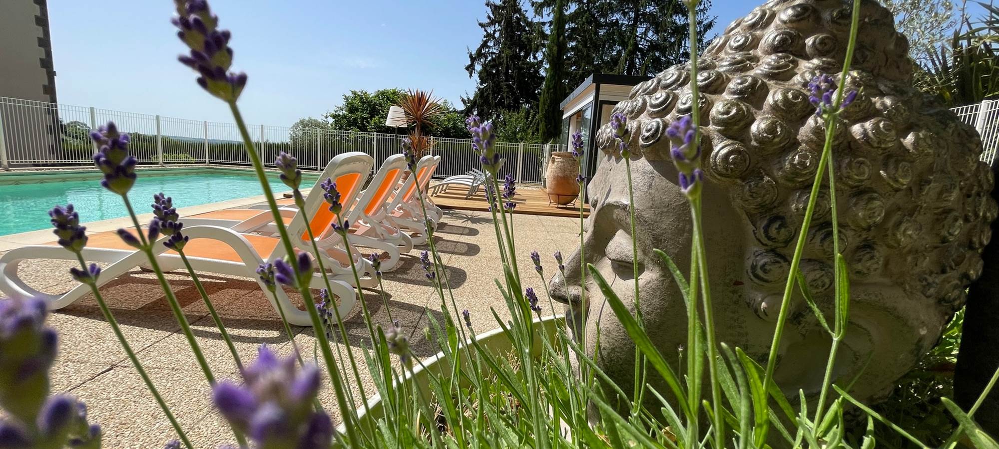ambiance zen piscine