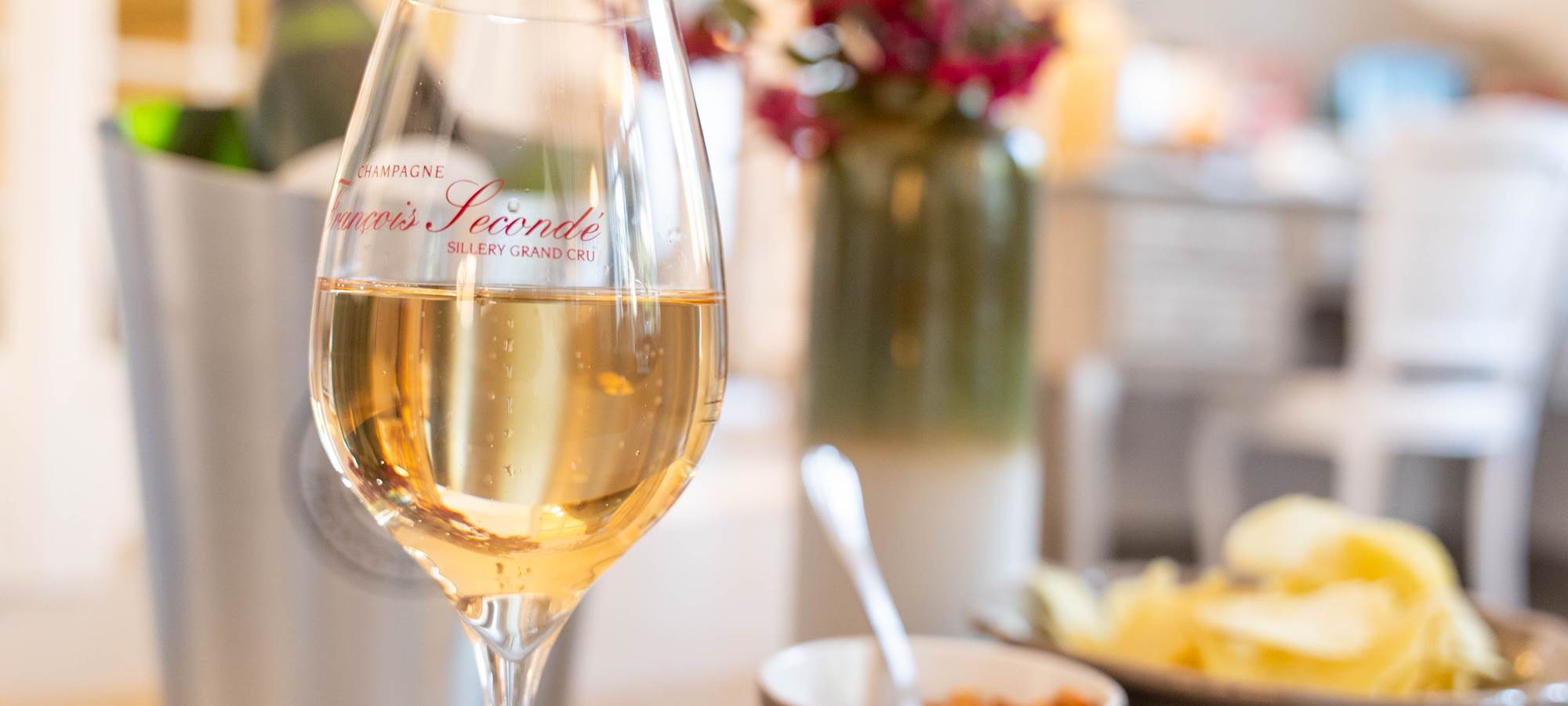 Apéritif au Champagne au Presbytère