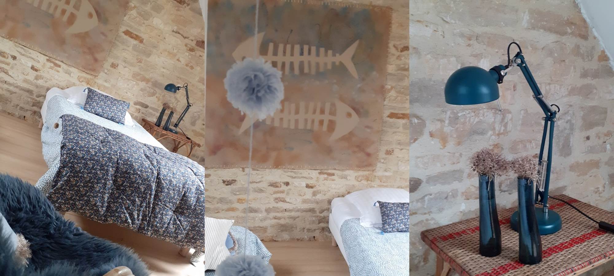 Chambre enfants suite familiale à La Malposte à Reviers