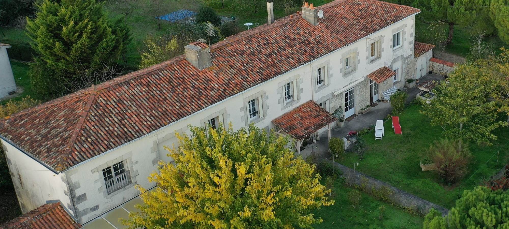 Domaine de Pelouaille - vue aérienne