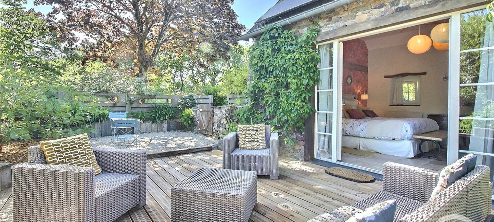 Kergroaz Maner Paimpol Bréhat Terrasse Le Cottage